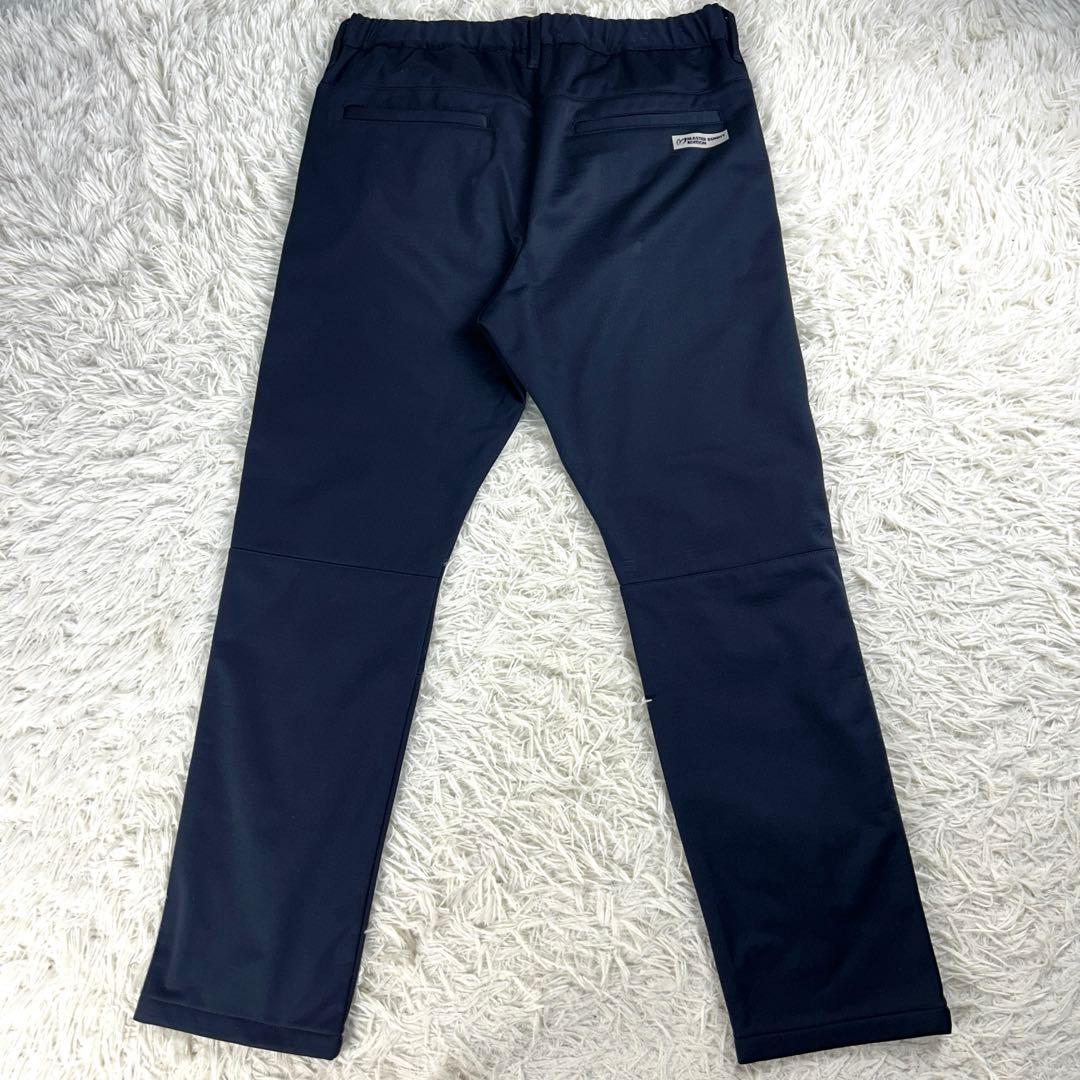 【極美品】マスターバニー　MBE　ロングパンツ　ストレッチ　ネイビー　M　ゴルフ