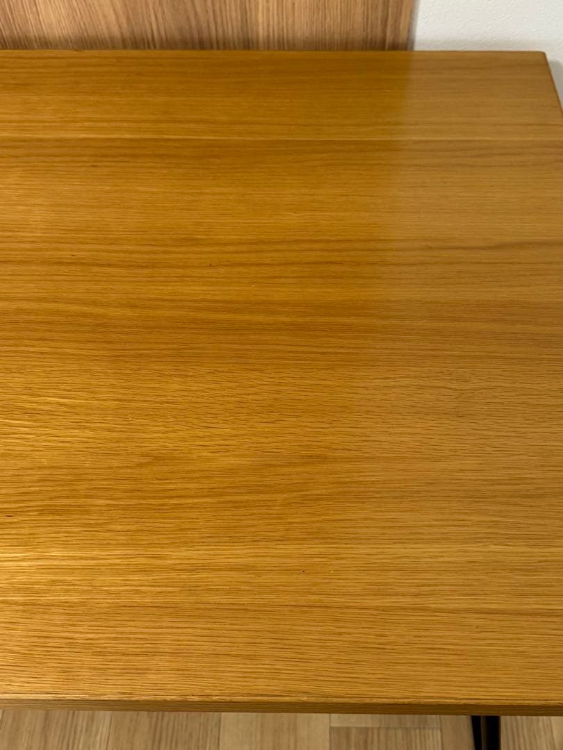美品　無印良品 木製折りたたみテーブル W120cm