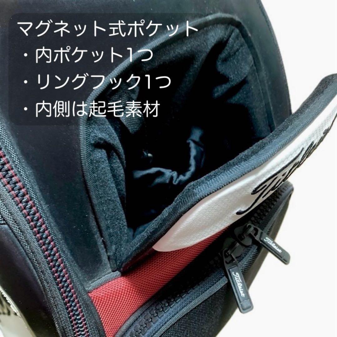 Titleist タイトリスト キャディバッグ ツアーモデル TB7SF9 黒赤