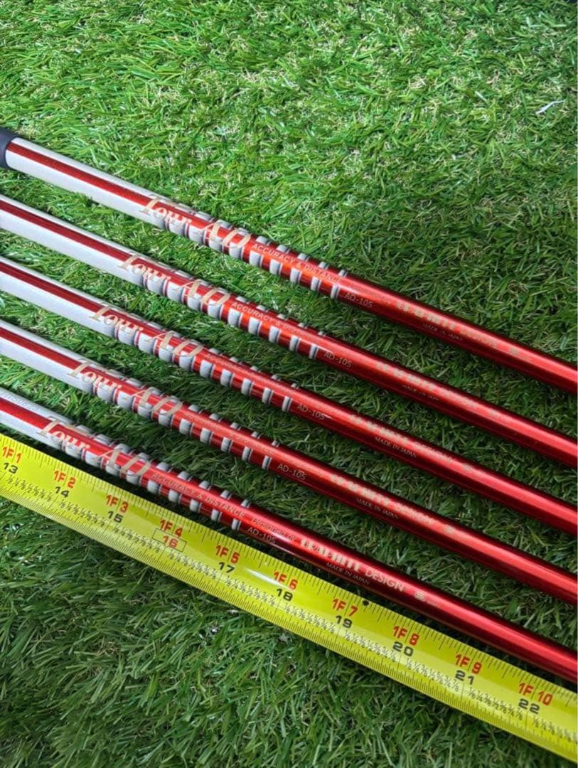 ツアーAD　AD-105 X フレックス　6-PW　アイアン用　5本