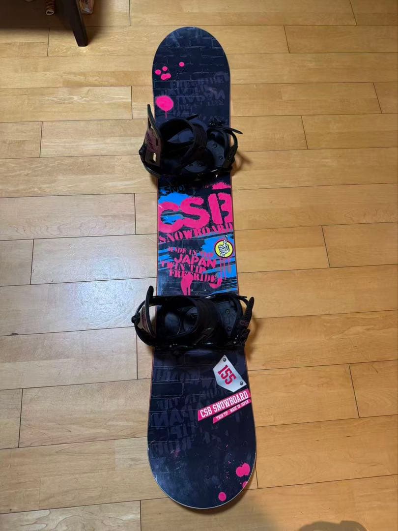 美品　CSB スノーボード　155 ビンディング L