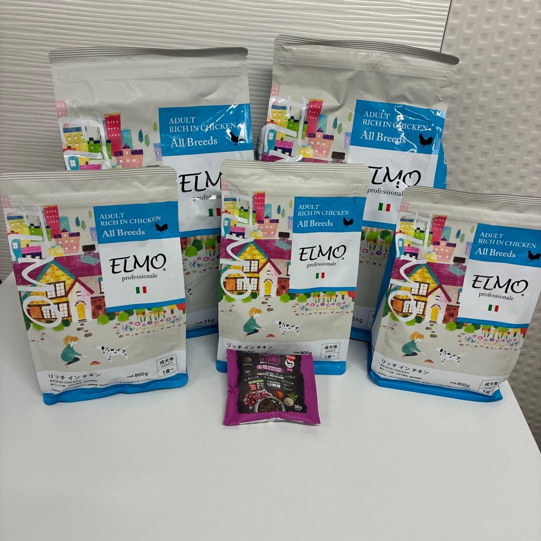 T*A様 限定価格！ELMO ドッグフード 3kg×2 800ｇ×3 合計8.4