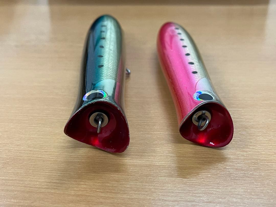 中山工房 トミポップ ウッドルアー2本セットマグロキャスティングなど