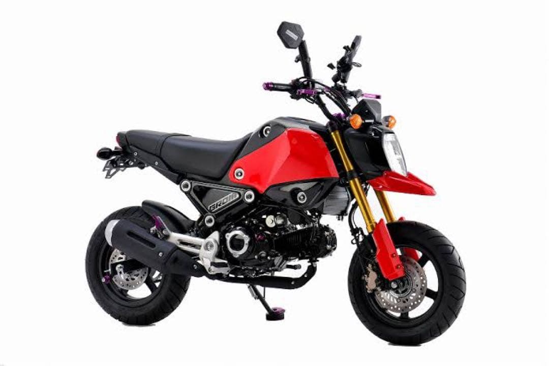 H2C製グロム 外装セット モタード　レッドホンダ バイクJC92 21-23年