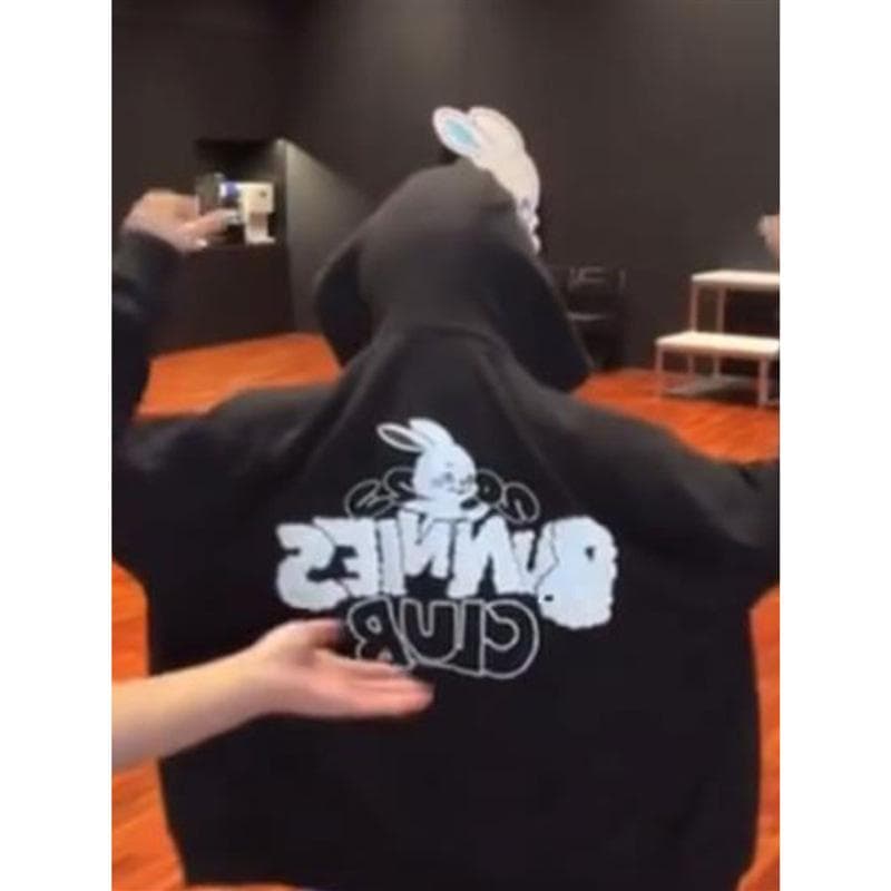 BUNNIES CLUB ブラックパーカー