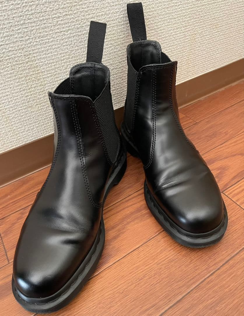 ドクターマーチン　サイドゴアブーツ　25.0cm　ブラック