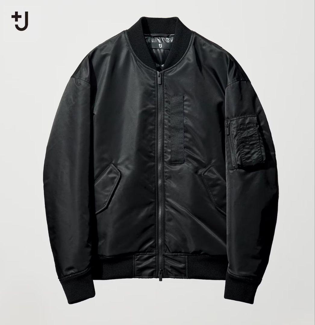 UNIQLO +J　ハイブリッドダウンオーバーサイズMA-1　2025AW