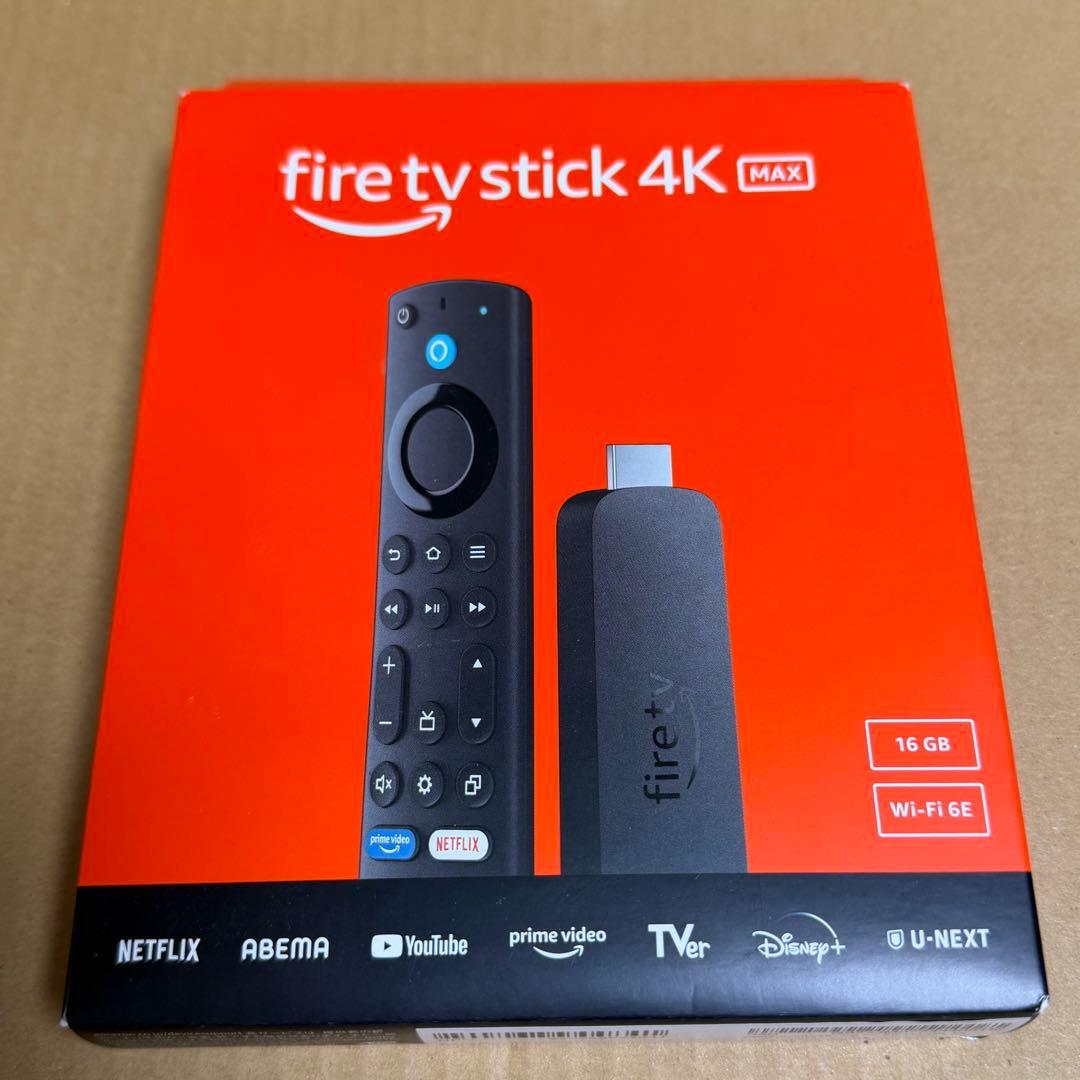 Fire TV Stick 4K Max 16GB Wi-Fi 6E　最新モデル