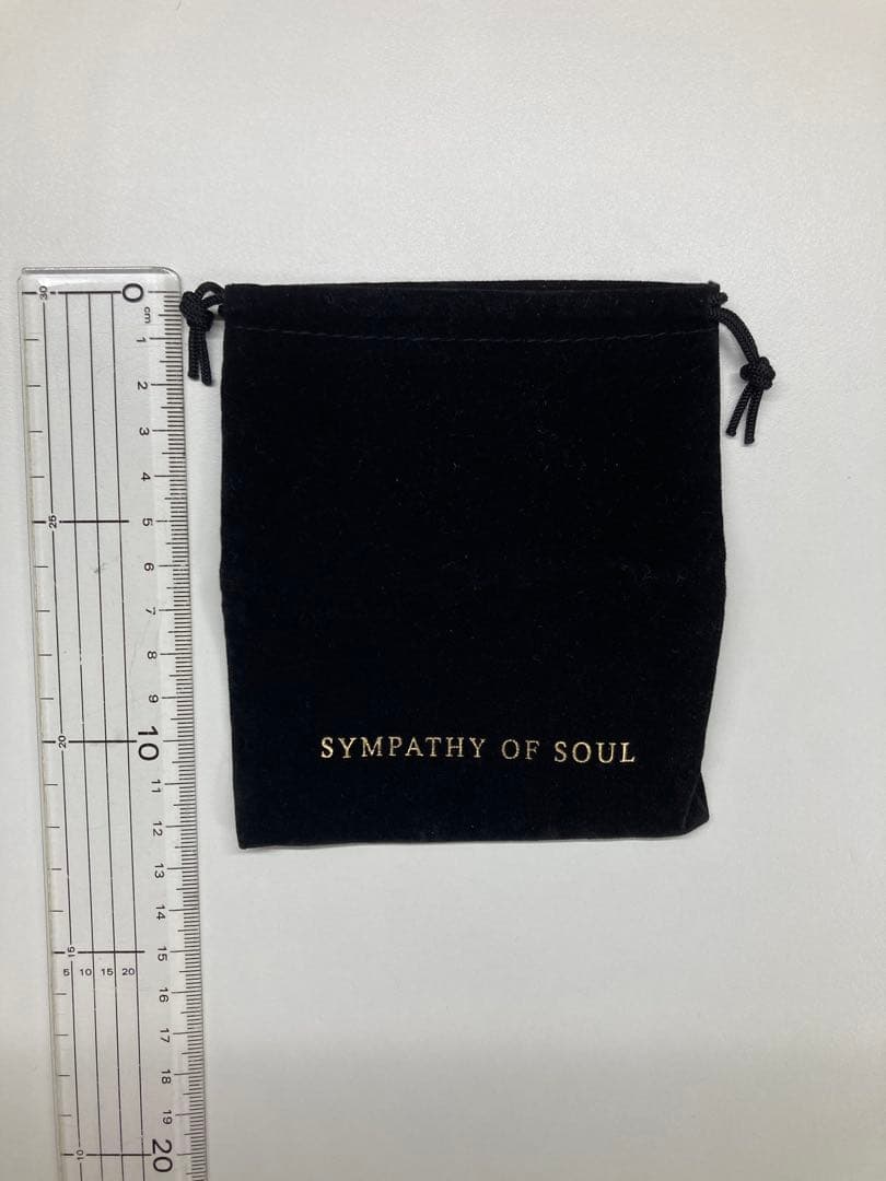 SYMPATHY OF SOUL（S.O.S fp）☆メンズ・アンクレット☆美品