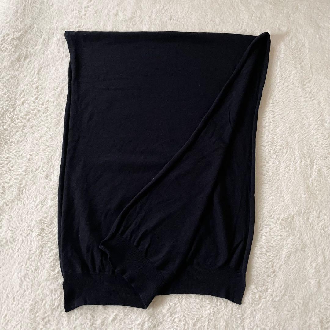 美品✨コムデギャルソン  コラボ マフラー ニット ウール100% 黒
