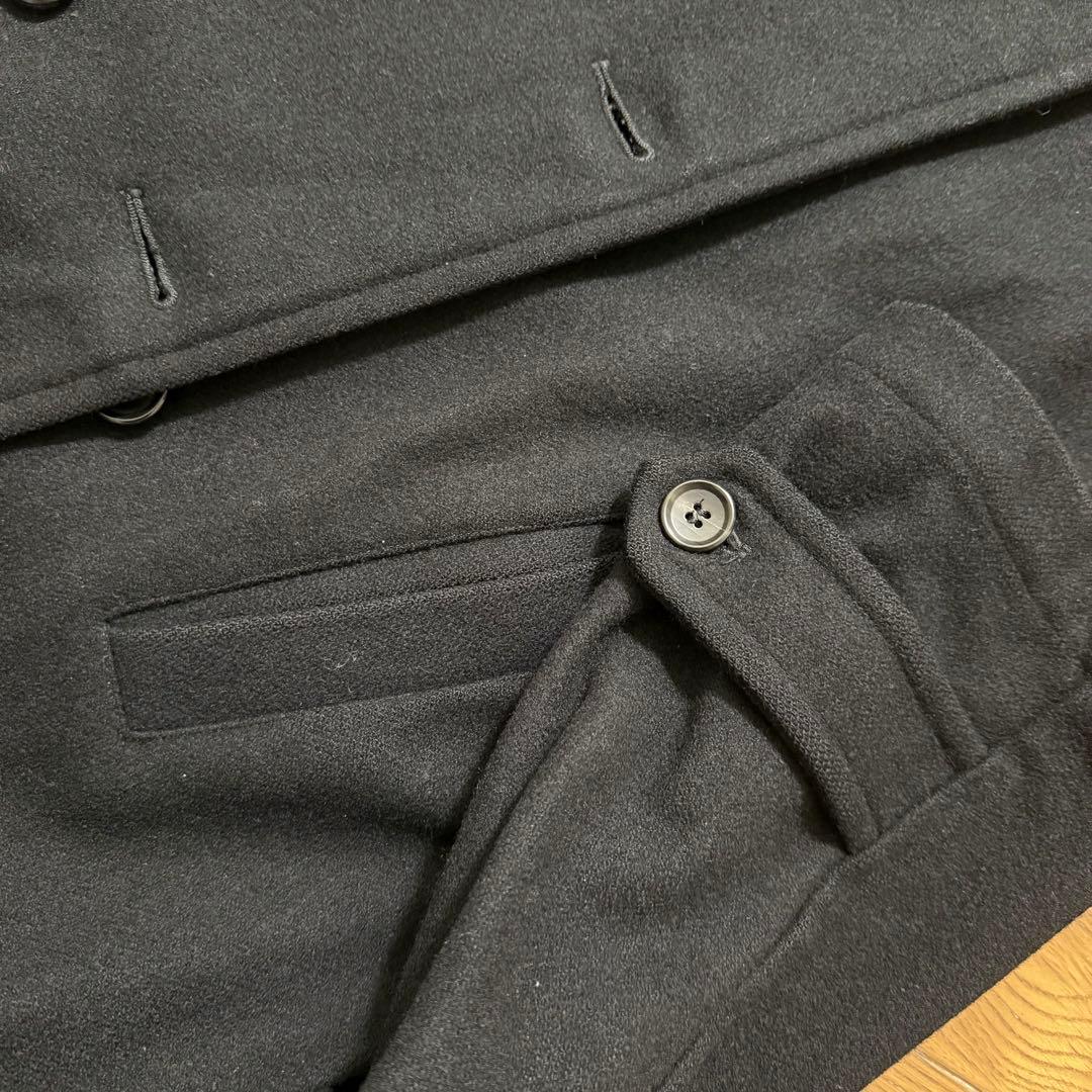 COMME des GARÇONS SHIRT ダブルブレストピーコート M 黒