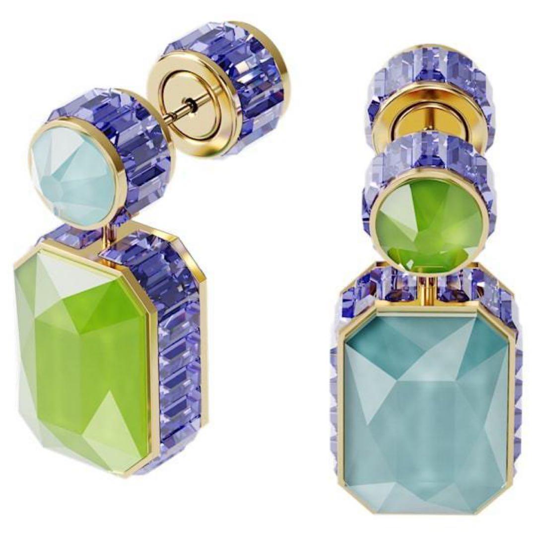 伊*読様 SWAROVSKI Orbita ドロップピアス