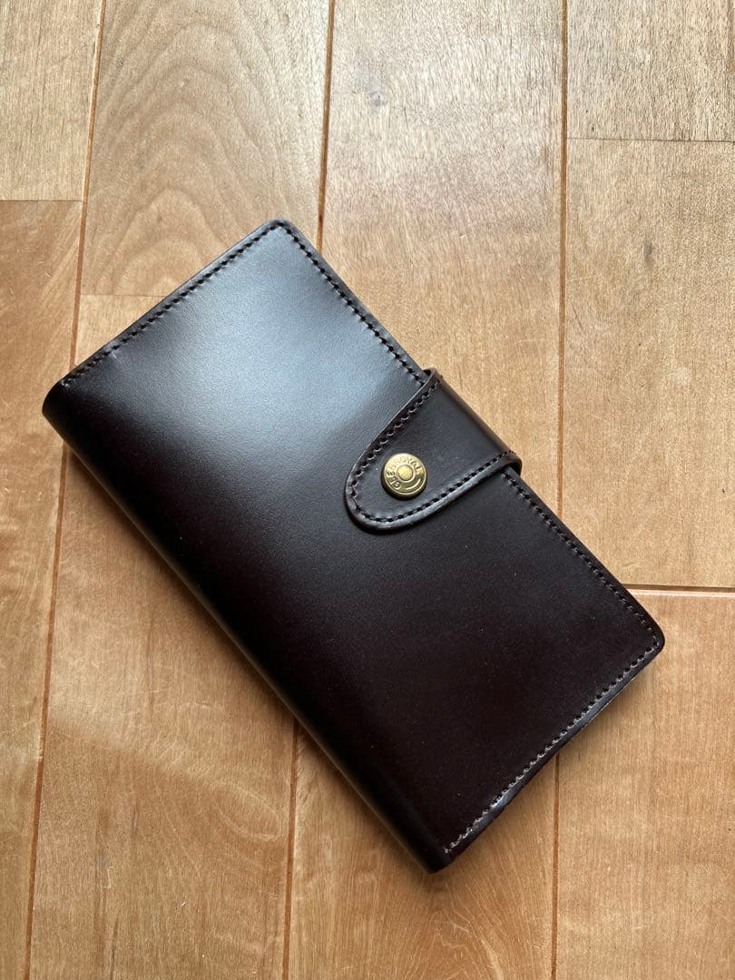 GLEN グレンロイヤル ブライドルレザー手帳型スマホケース Lサイズ