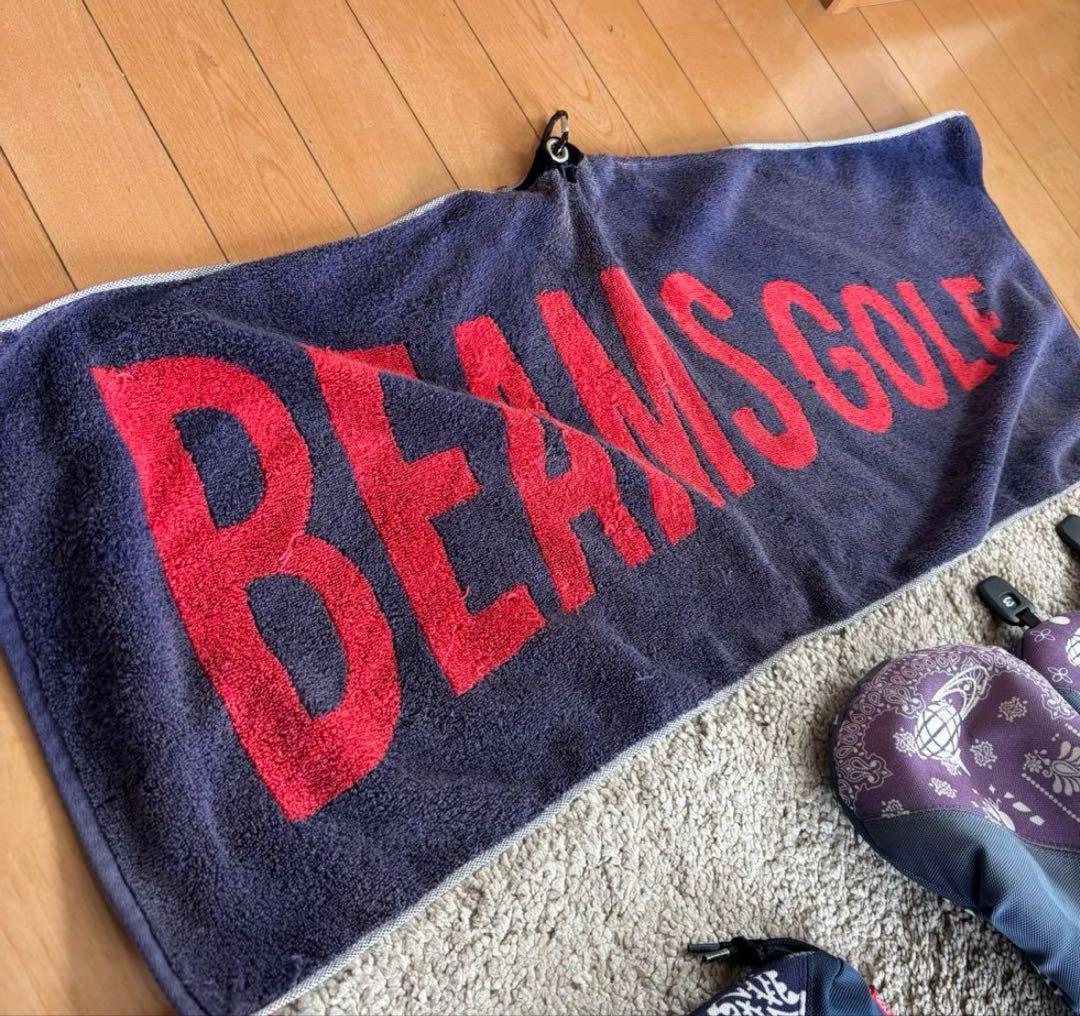 BEAMS GOLF キャディバッグ ネイビー