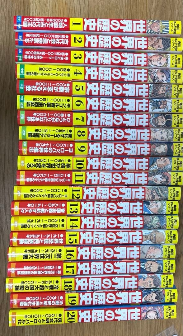 日本の歴史セットと世界の歴史セット