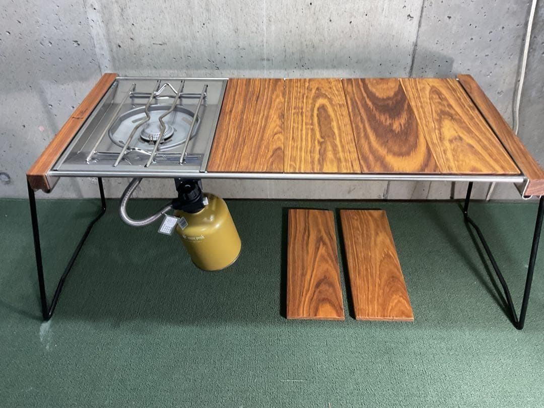 新品 スリムテーブル IGT規格 ケース付 ＆ スノーピーク フラットバーナー