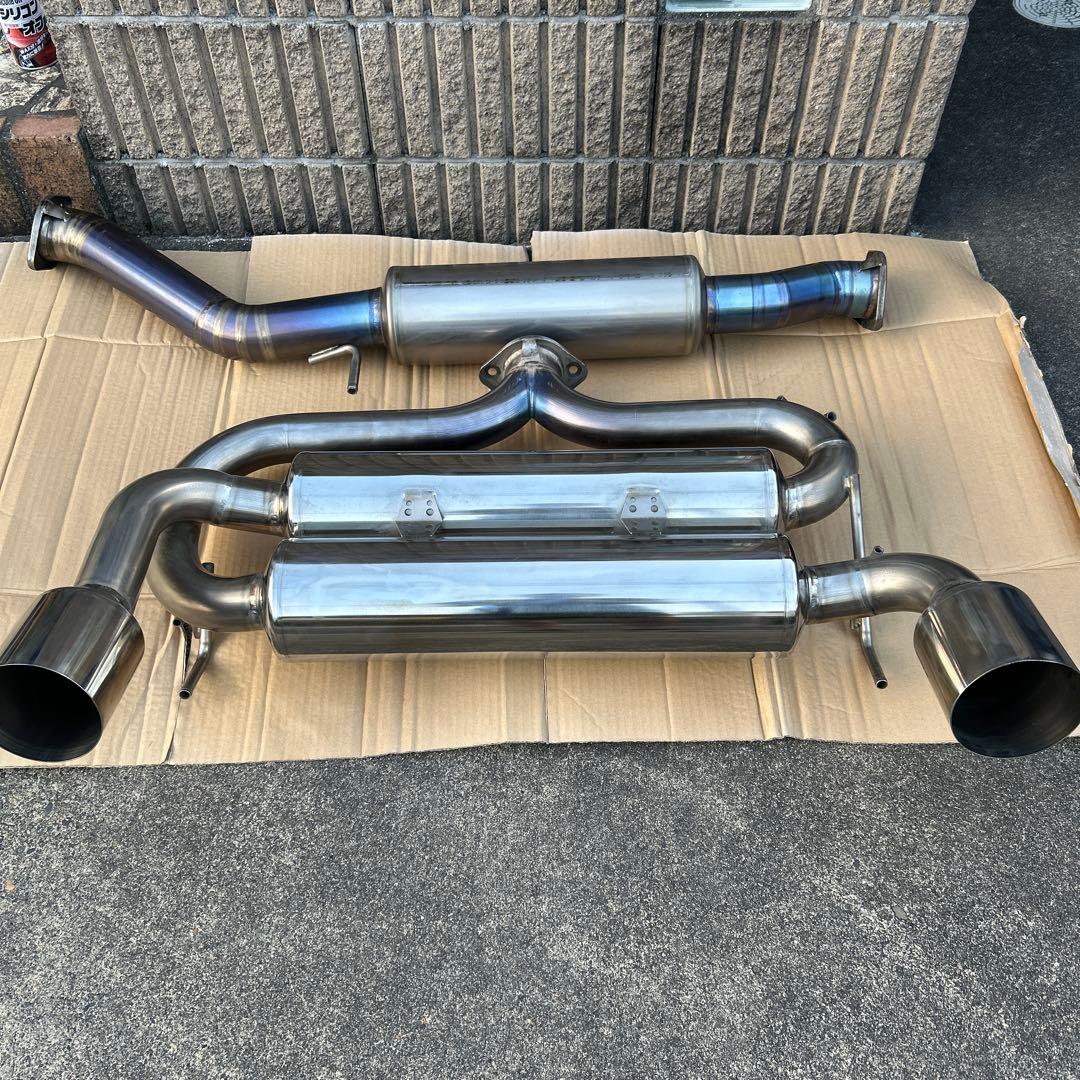 Z34フェアレディZ　アミューズ　フルチタンマフラー