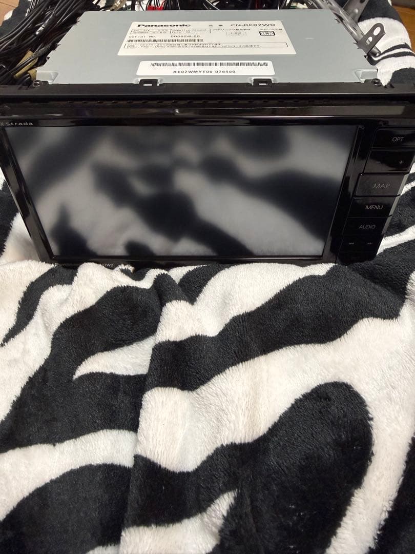 Panasonic Strada CN-RE07WD カーナビ 動作確認済み