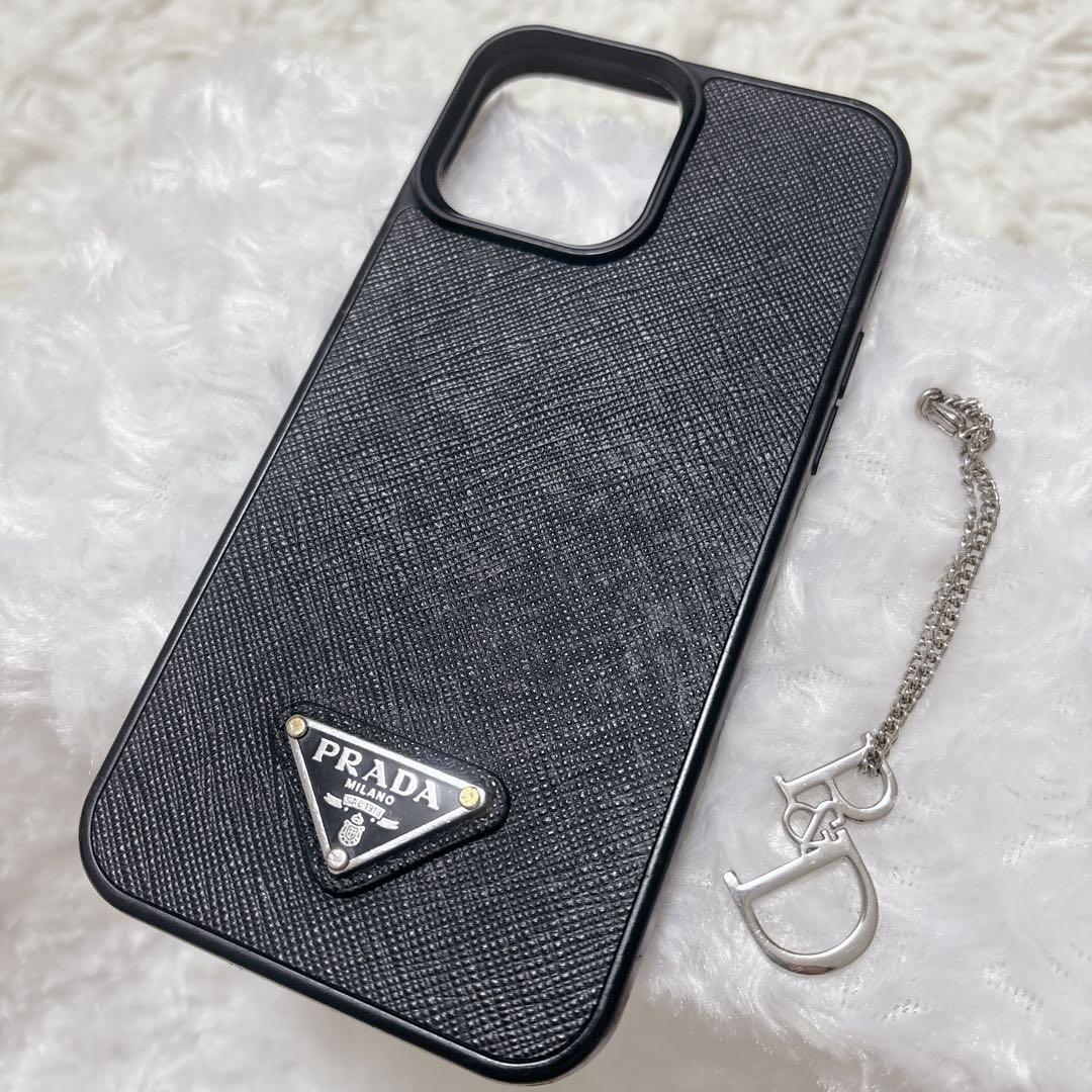 PRADA iPhoneケース 三角ロゴiPhone13ProMax おまけ付き
