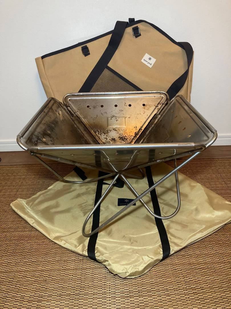 【中古品】スノーピーク　焚き火台L 収納袋セット