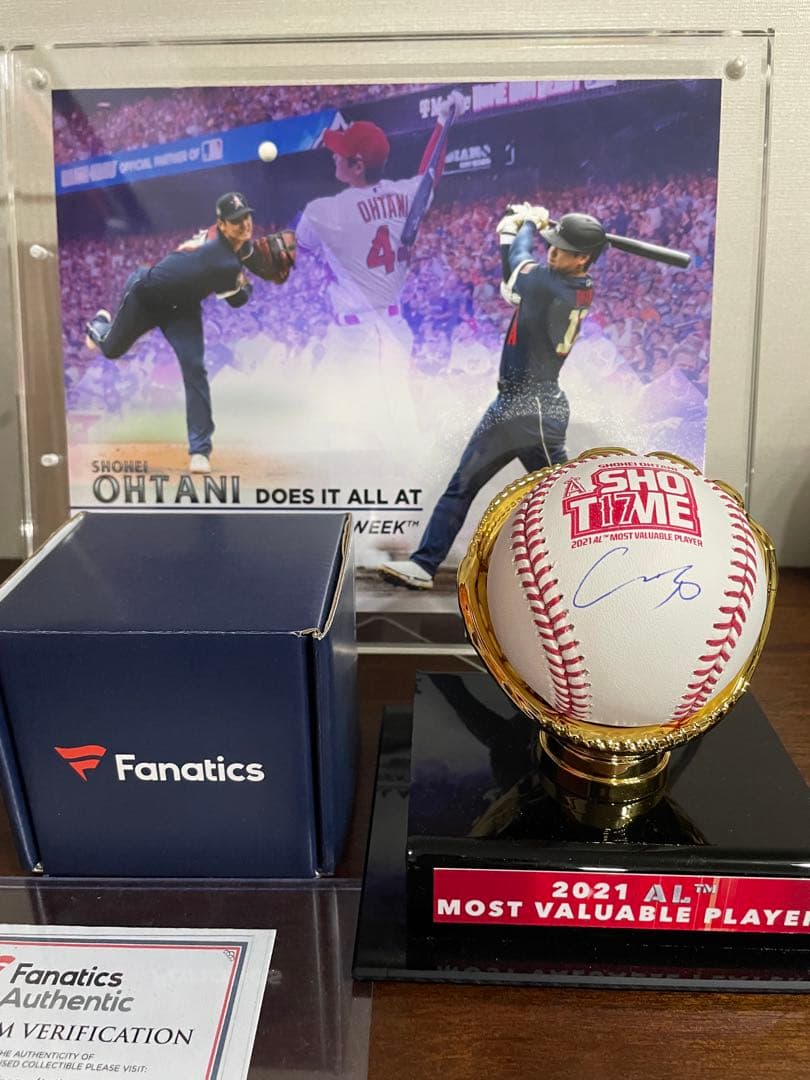 【S】大谷翔平 直筆サインボール MLB公式&Fanaticsホログラム