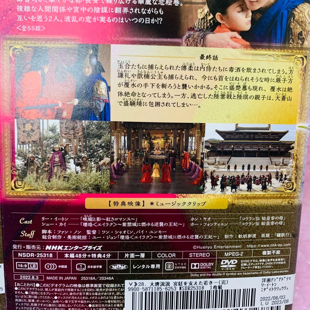 大唐流流 ～宮廷を支えた若き女官～　DVD全巻セット　全28巻　中国ドラマ/華流