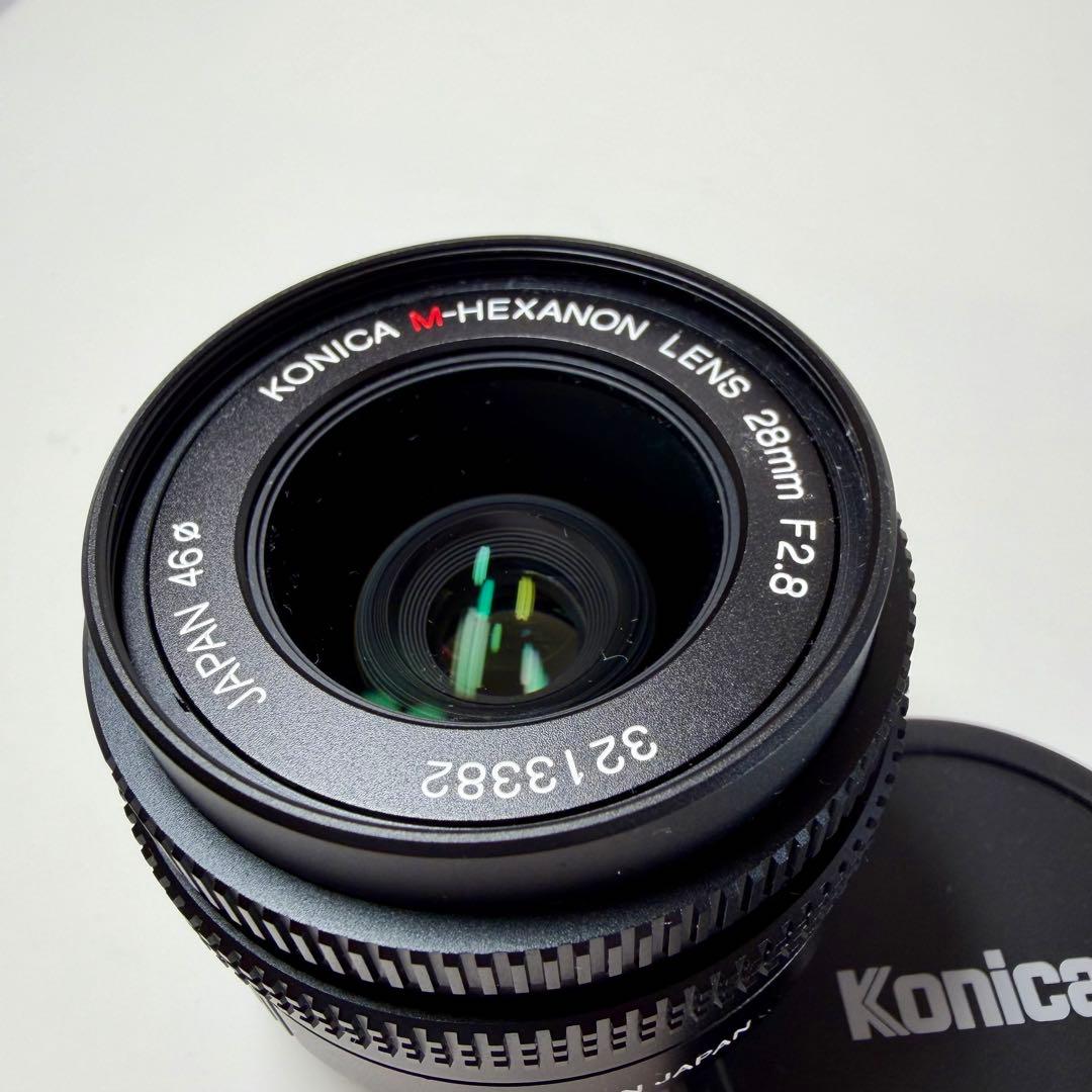 Konica M-Hexanon 28mm F2.8 レンズ