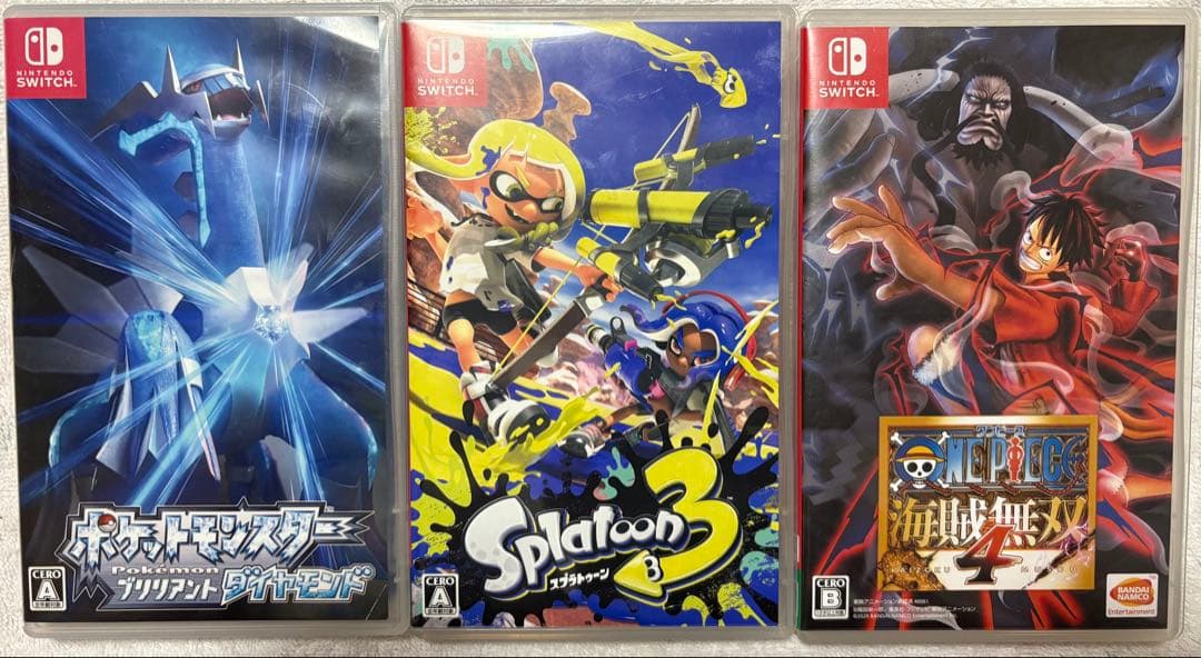 Switch ポケモンダイヤモンド スプラトゥーン3 海賊無双4