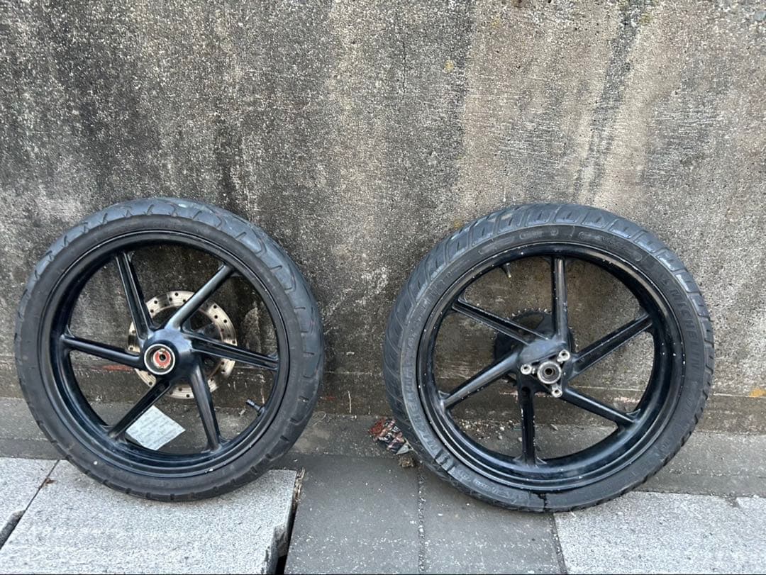 NS1 純正ホイール　前後セット　５本スポーク